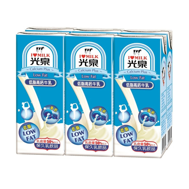 Low-fat and high-calcium milk *6pcs*